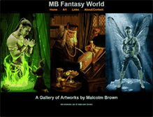 Tablet Screenshot of mbfantasyworld.co.uk